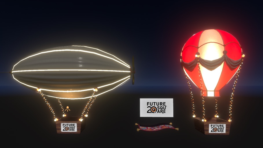 FUTURE 20th SQUARE　飛行船と気球